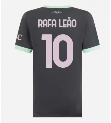 AC Milan Rafael Leao #10 Tercera Equipación Mujer 2024-25 Manga Corta